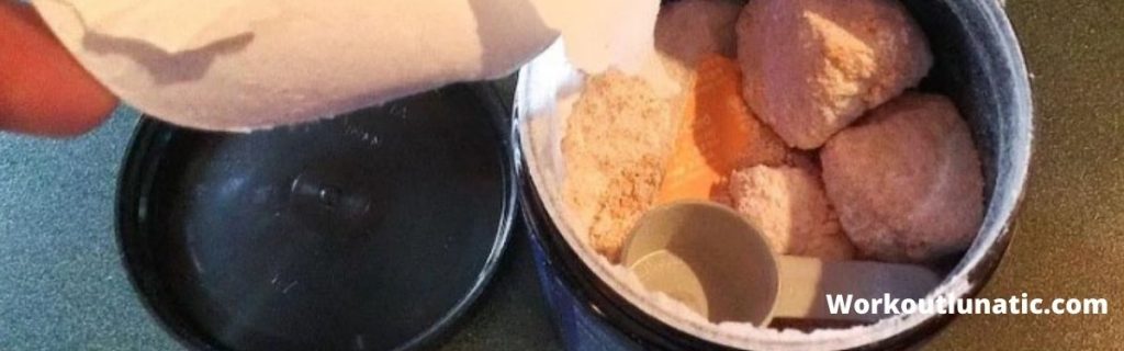 بودرة Clumpy قبل التمرين