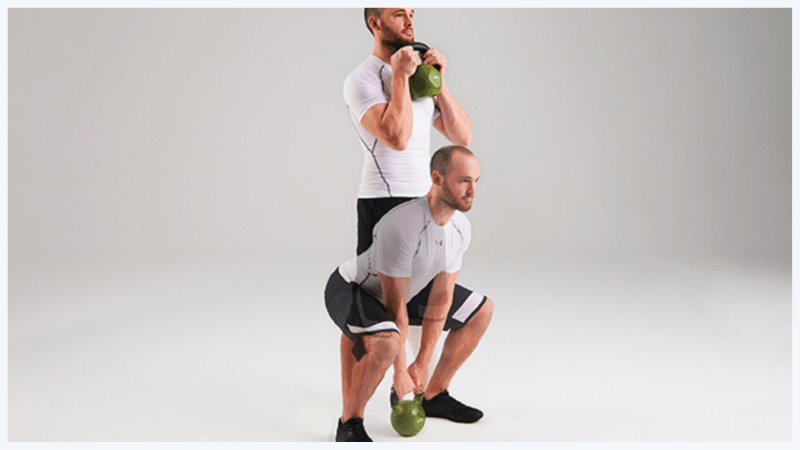 كأس kettlebll نظيفة