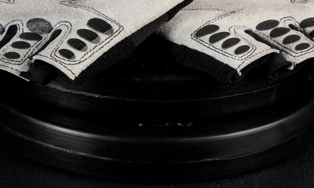 a pair of workout gloves