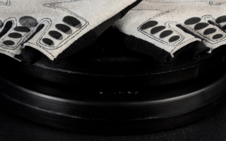 a pair of workout gloves